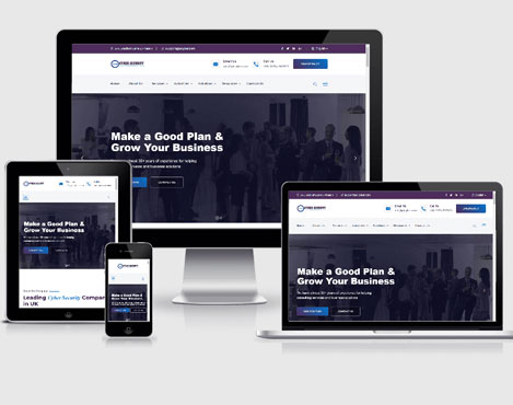 Cyber Security Company Wordpress site